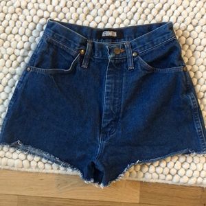 Denim shorts